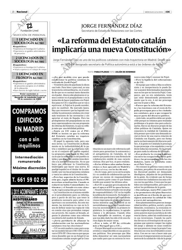ABC MADRID 12-11-2003 página 18