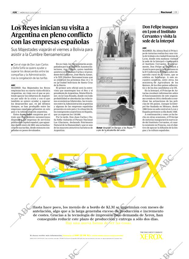 ABC MADRID 12-11-2003 página 19