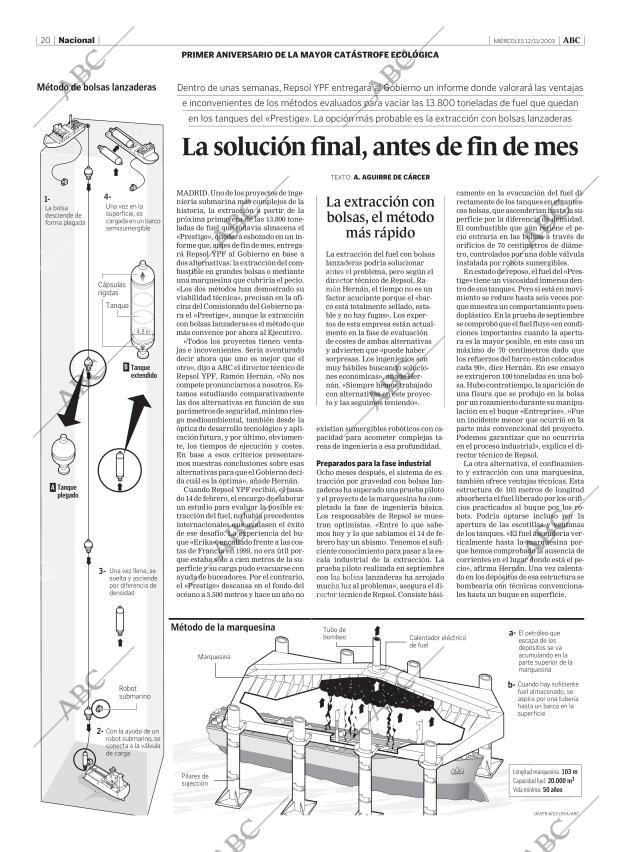ABC MADRID 12-11-2003 página 20