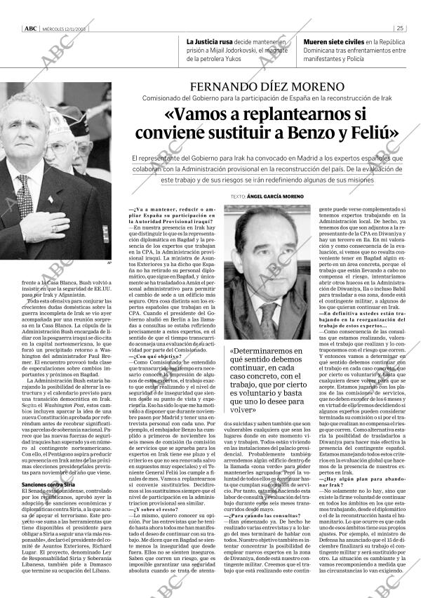 ABC MADRID 12-11-2003 página 25