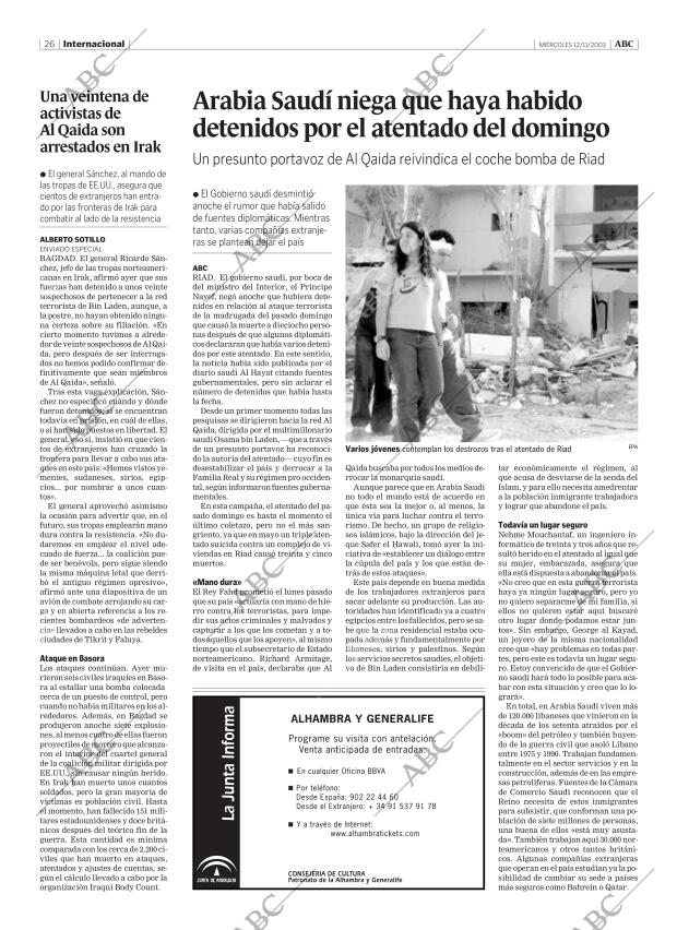 ABC MADRID 12-11-2003 página 26