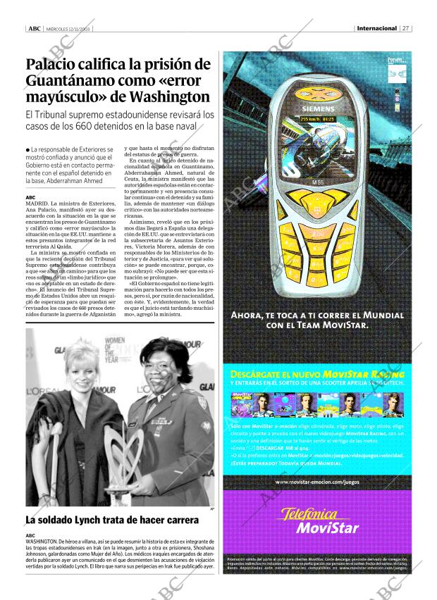 ABC MADRID 12-11-2003 página 27