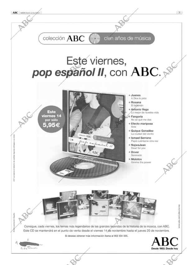 ABC MADRID 12-11-2003 página 31
