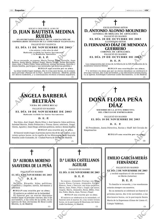 ABC MADRID 12-11-2003 página 66