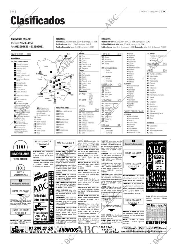 ABC MADRID 12-11-2003 página 68