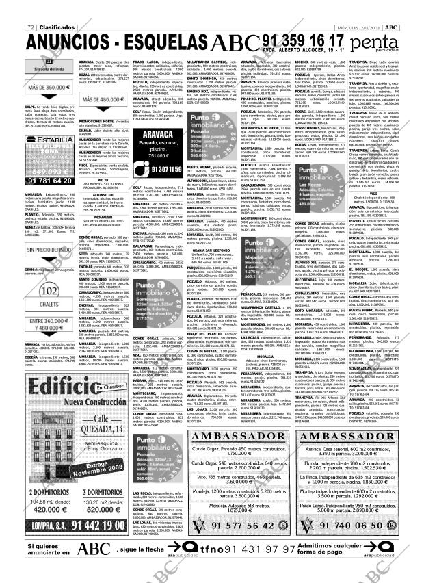 ABC MADRID 12-11-2003 página 72