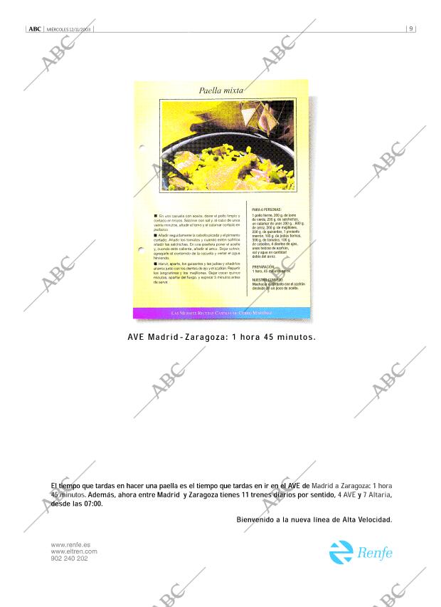ABC MADRID 12-11-2003 página 9