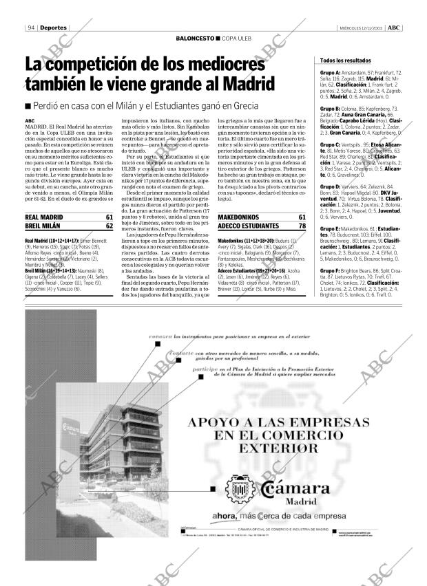 ABC MADRID 12-11-2003 página 94
