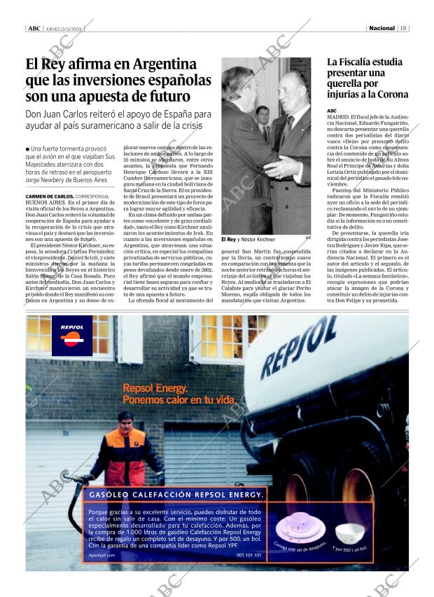 ABC MADRID 13-11-2003 página 19