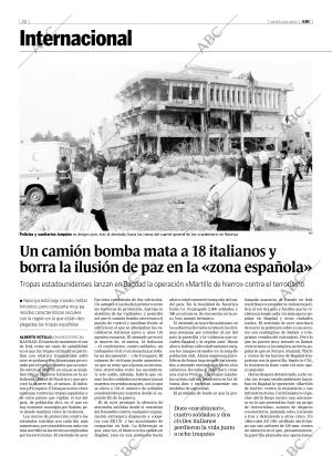 ABC MADRID 13-11-2003 página 22