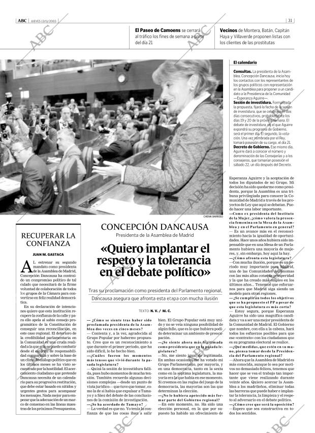 ABC MADRID 13-11-2003 página 31