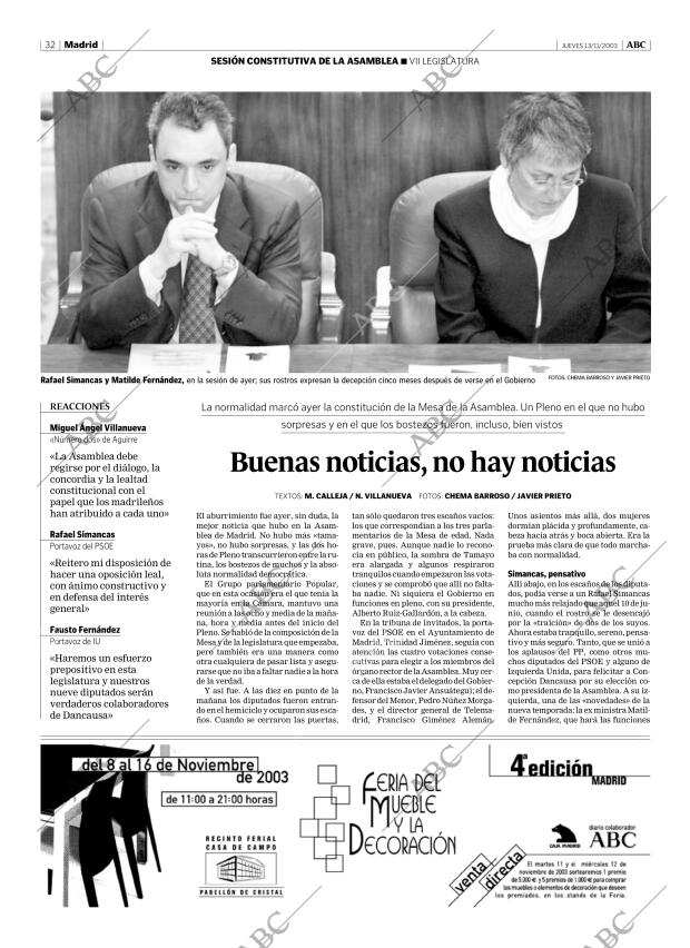 ABC MADRID 13-11-2003 página 32