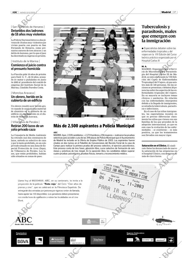 ABC MADRID 13-11-2003 página 37
