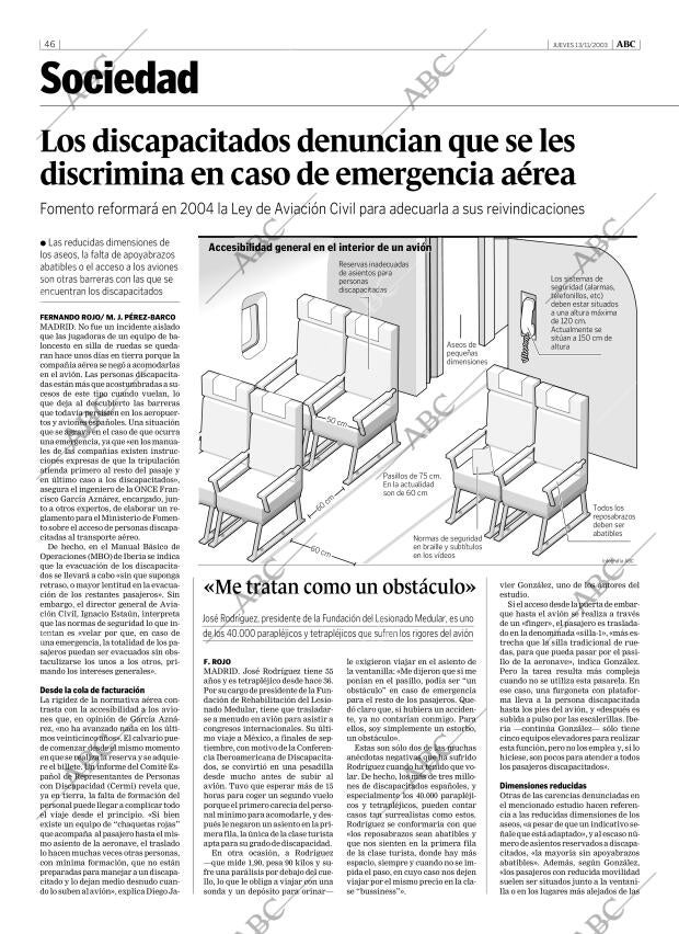 ABC MADRID 13-11-2003 página 46