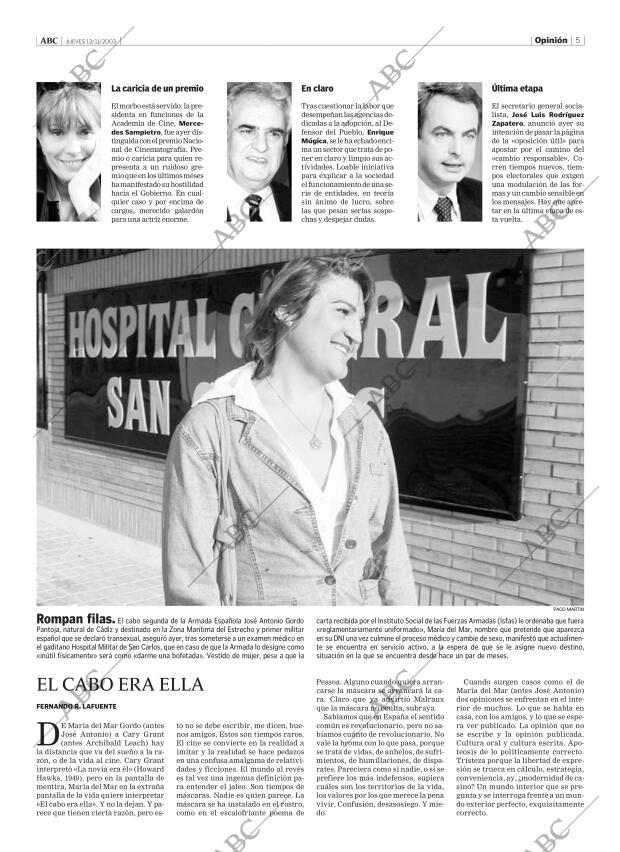 ABC MADRID 13-11-2003 página 5