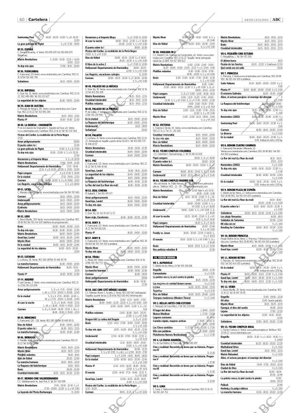 ABC MADRID 13-11-2003 página 60