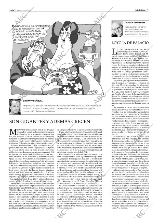 ABC MADRID 13-11-2003 página 7