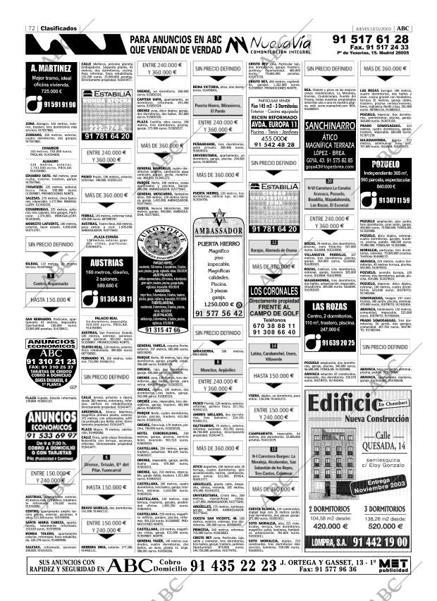 ABC MADRID 13-11-2003 página 72