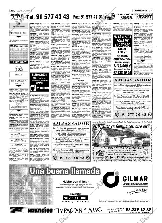 ABC MADRID 13-11-2003 página 73