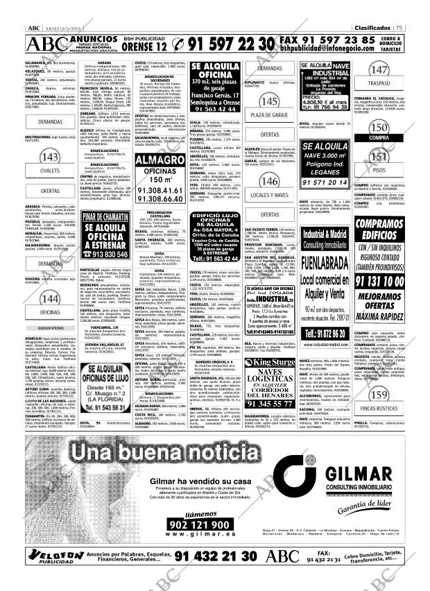 ABC MADRID 13-11-2003 página 75