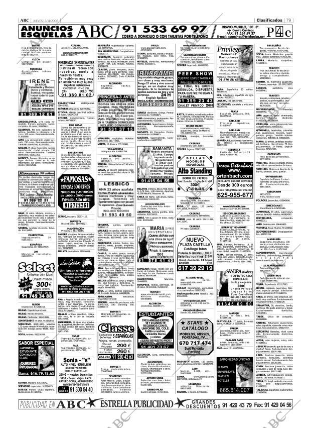 ABC MADRID 13-11-2003 página 79
