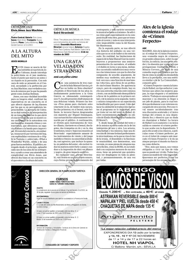 ABC SEVILLA 14-11-2003 página 57