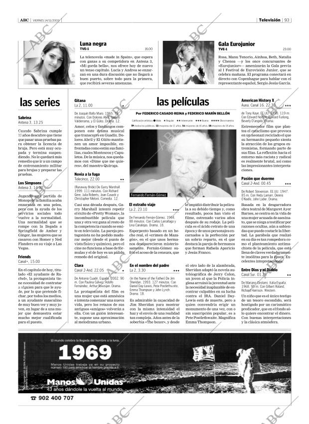ABC SEVILLA 14-11-2003 página 93