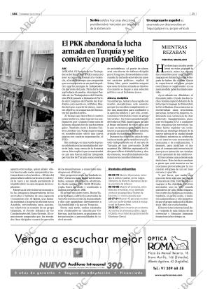 ABC MADRID 16-11-2003 página 25