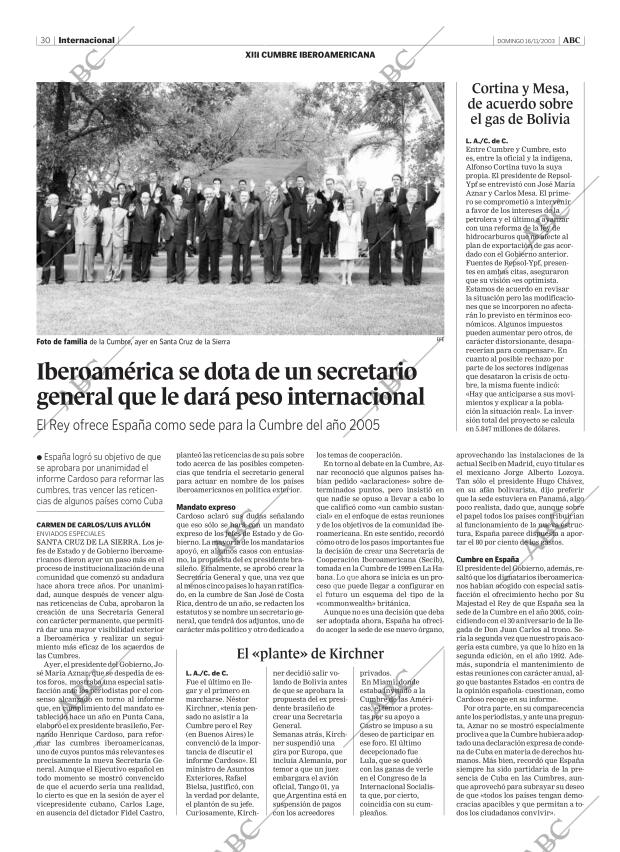 ABC MADRID 16-11-2003 página 30