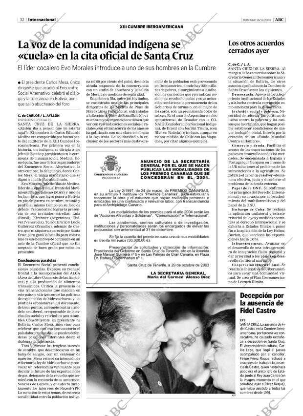 ABC MADRID 16-11-2003 página 32