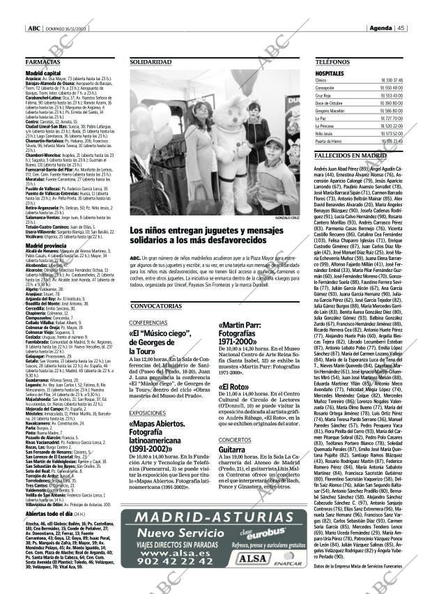 ABC MADRID 16-11-2003 página 45