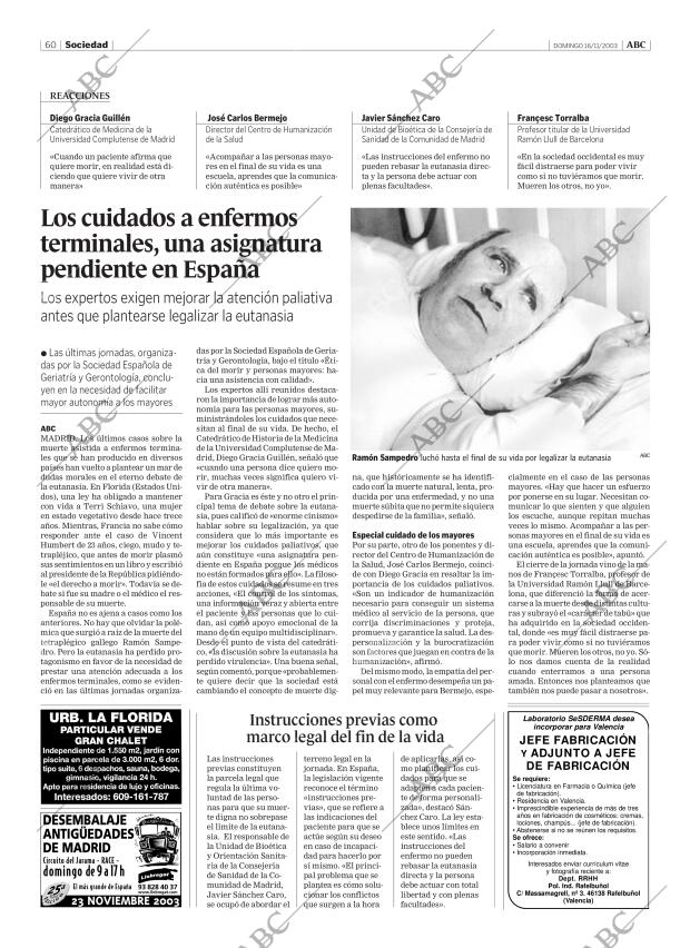 ABC MADRID 16-11-2003 página 60
