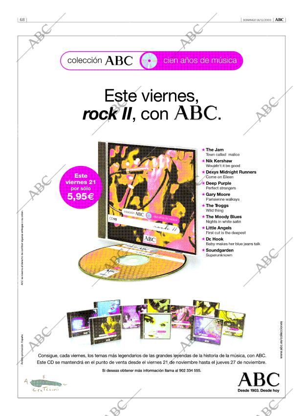 ABC MADRID 16-11-2003 página 68