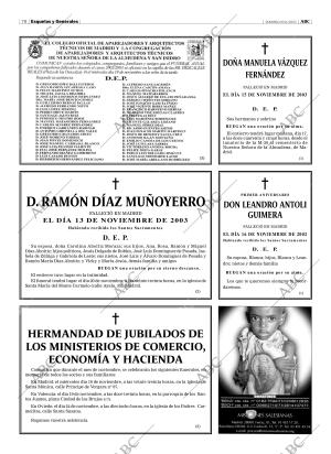 ABC MADRID 16-11-2003 página 78