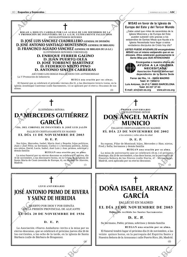 ABC MADRID 16-11-2003 página 80