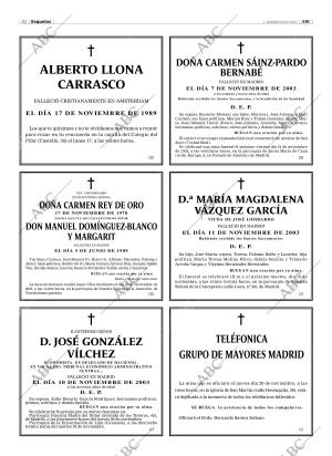 ABC MADRID 16-11-2003 página 82