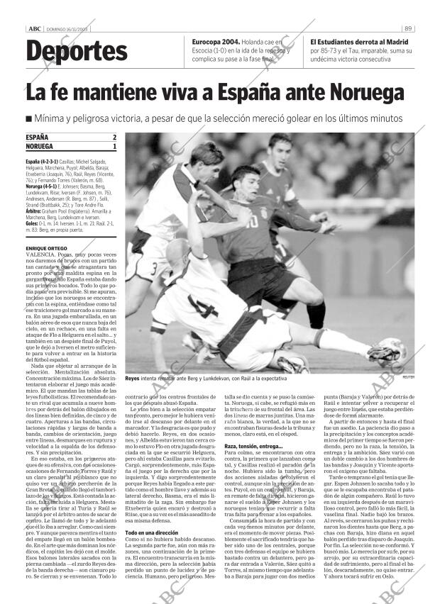 ABC MADRID 16-11-2003 página 89
