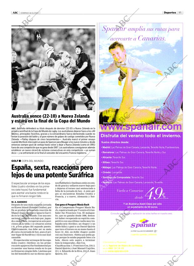 ABC MADRID 16-11-2003 página 95