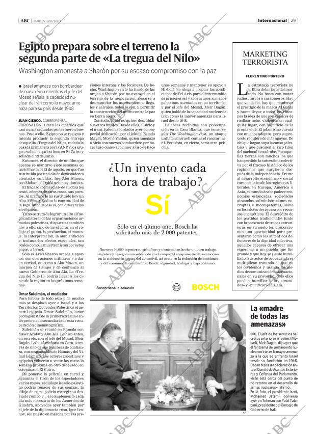 ABC MADRID 18-11-2003 página 29