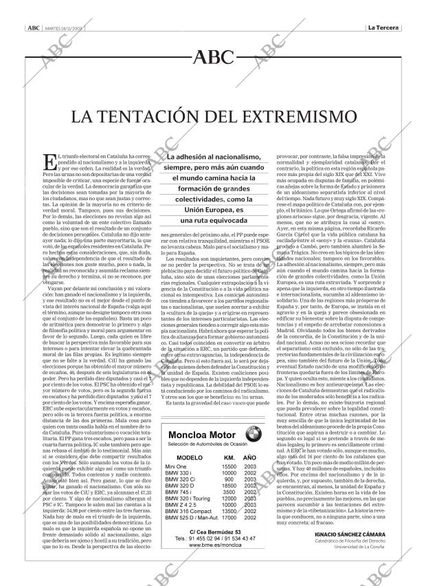 ABC MADRID 18-11-2003 página 3