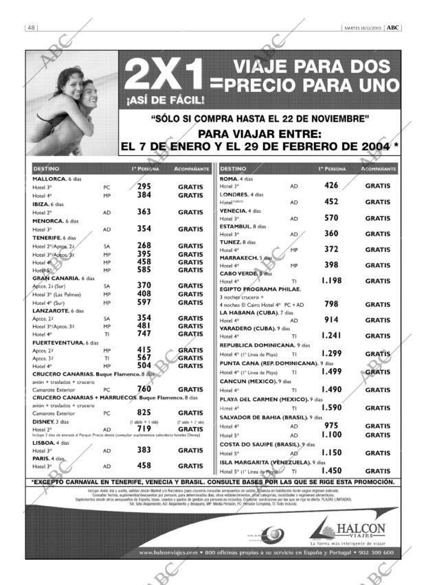 ABC MADRID 18-11-2003 página 48
