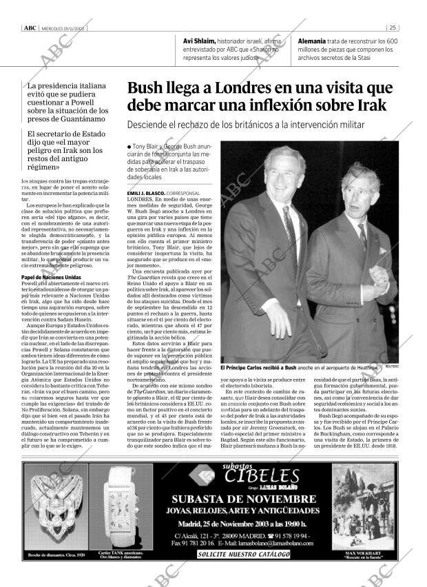 ABC MADRID 19-11-2003 página 25