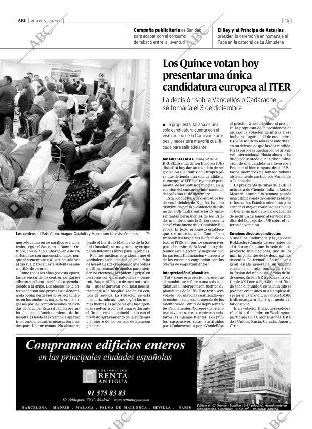 ABC MADRID 19-11-2003 página 45