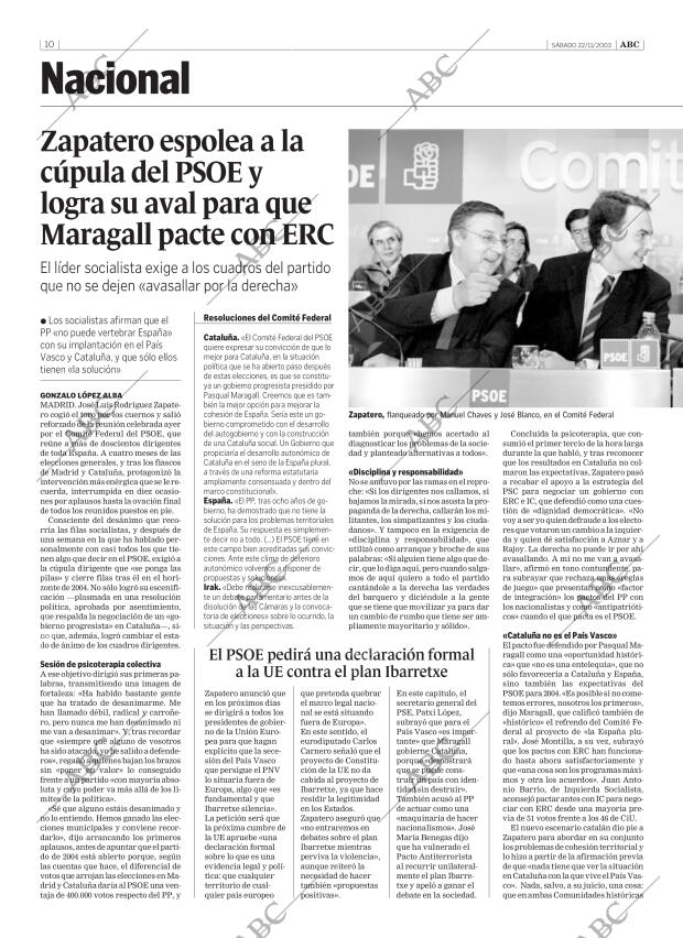 ABC CORDOBA 22-11-2003 página 10