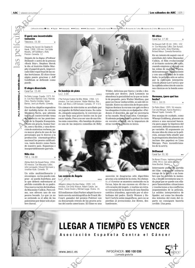 ABC CORDOBA 22-11-2003 página 105