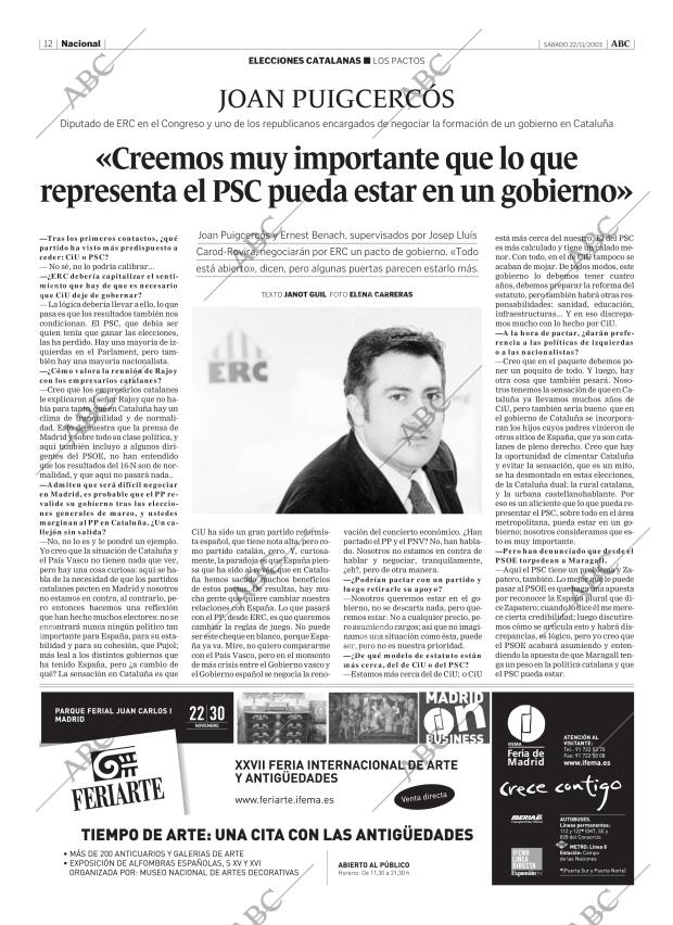 ABC CORDOBA 22-11-2003 página 12