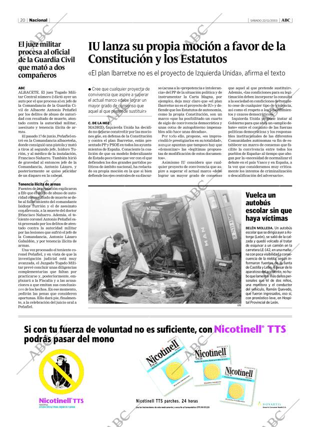 ABC CORDOBA 22-11-2003 página 20