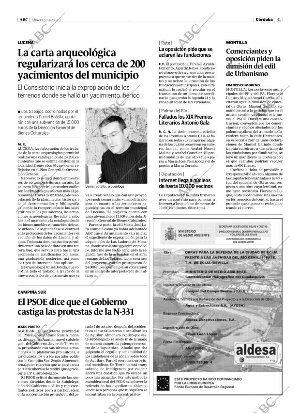 ABC CORDOBA 22-11-2003 página 41