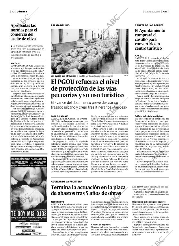 ABC CORDOBA 22-11-2003 página 42
