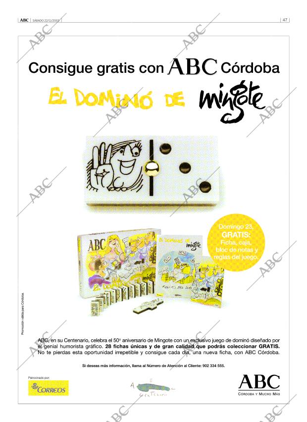 ABC CORDOBA 22-11-2003 página 47